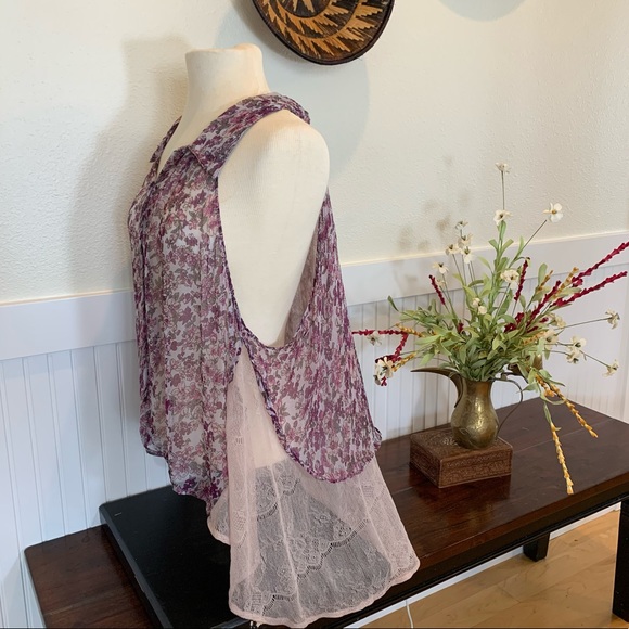 🌸Free People🌸 Flowing Tank - Picture 1 of 14